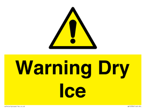 Warning Dry Ice